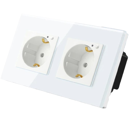 Розетка Bseed 2х - white